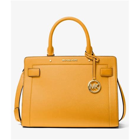 michael michael kors rayne medium saffiano leather satchel|rayne saffiano leather satchel.